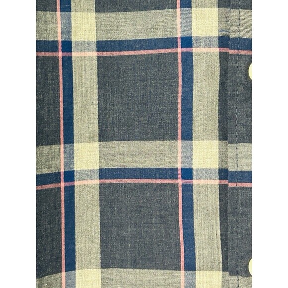 Bonobos Shirt Mens Medium Blue Plaid Tailored Slim Fit Button Up Long Sleeve - Picture 3 of 5